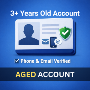 Aged Facebook Accounts (3+ Years) – Phone & Email Verified